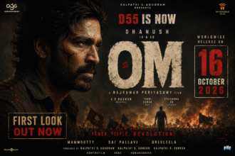 Dhanush OM Movie First Look Poster Release Date Announcement