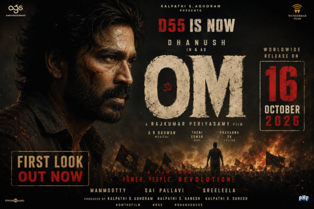 Dhanush OM Movie First Look Poster Release Date Announcement